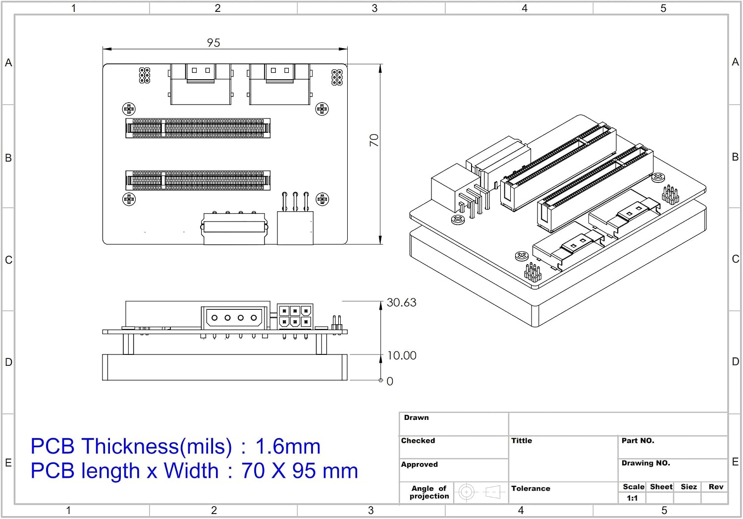 Micro SATA Cables |SlimSAS 8i x2 to PCIe x8 Gen 4 Dual Port Adapter