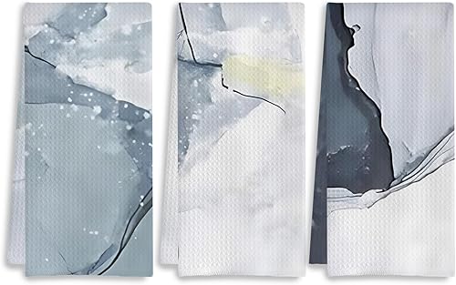 Miniatura 16 de Juego de 2 toallas de cocina con diseño floral bohemio, estilo retro de los años 70, toallas de mano para baño, decoración de cocina, 16 x 24 23-