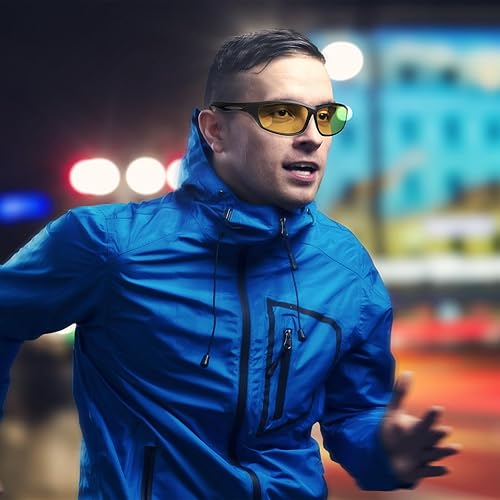 Miniatura 2 de Lentes de conducción nocturna para hombres y mujeres, antirreflejos, polarizados, color amarillo, lentes de visión nocturna para conducir