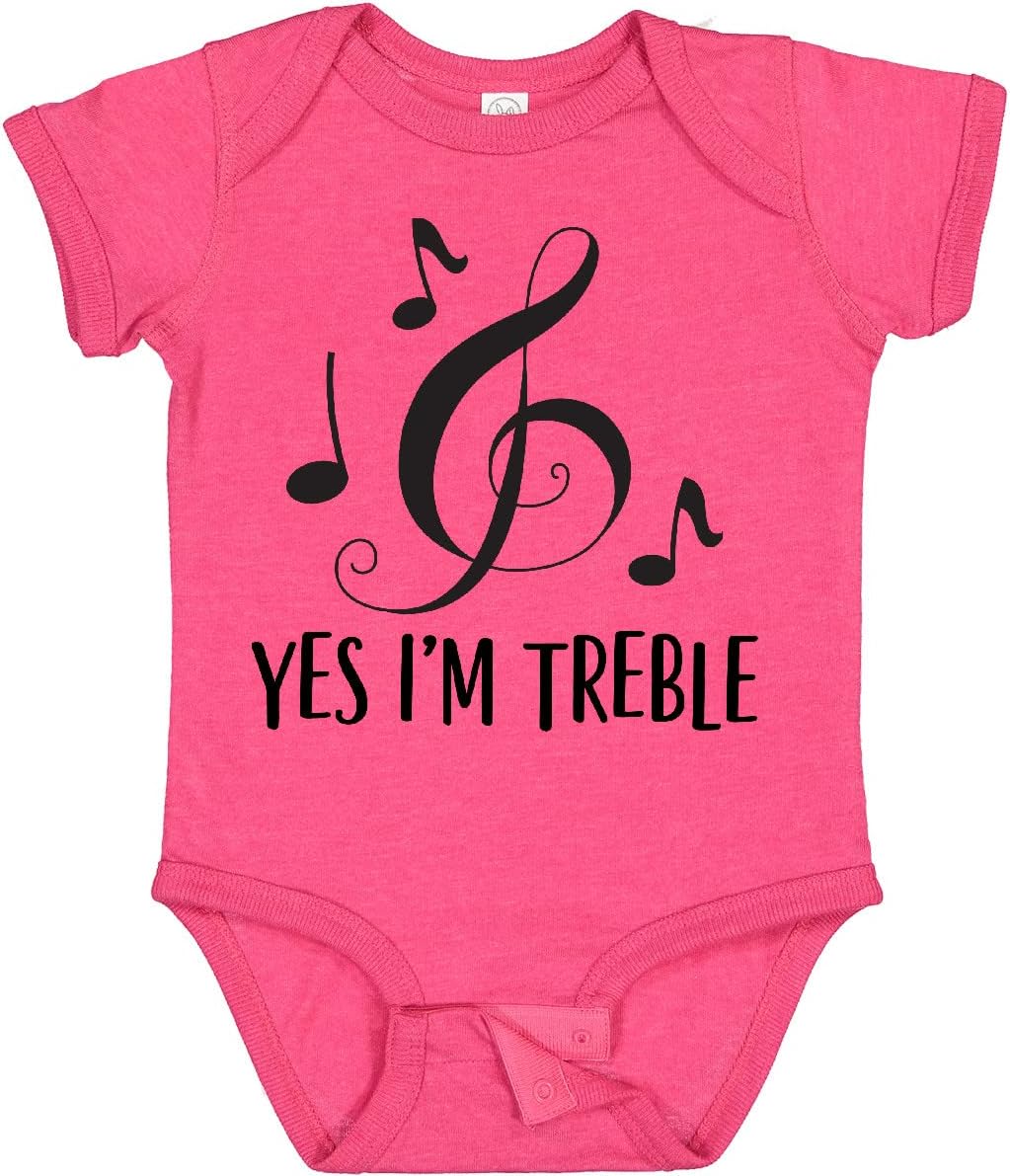 inktastic Funny Music Yes Im Treble Gift Baby Bodysuit