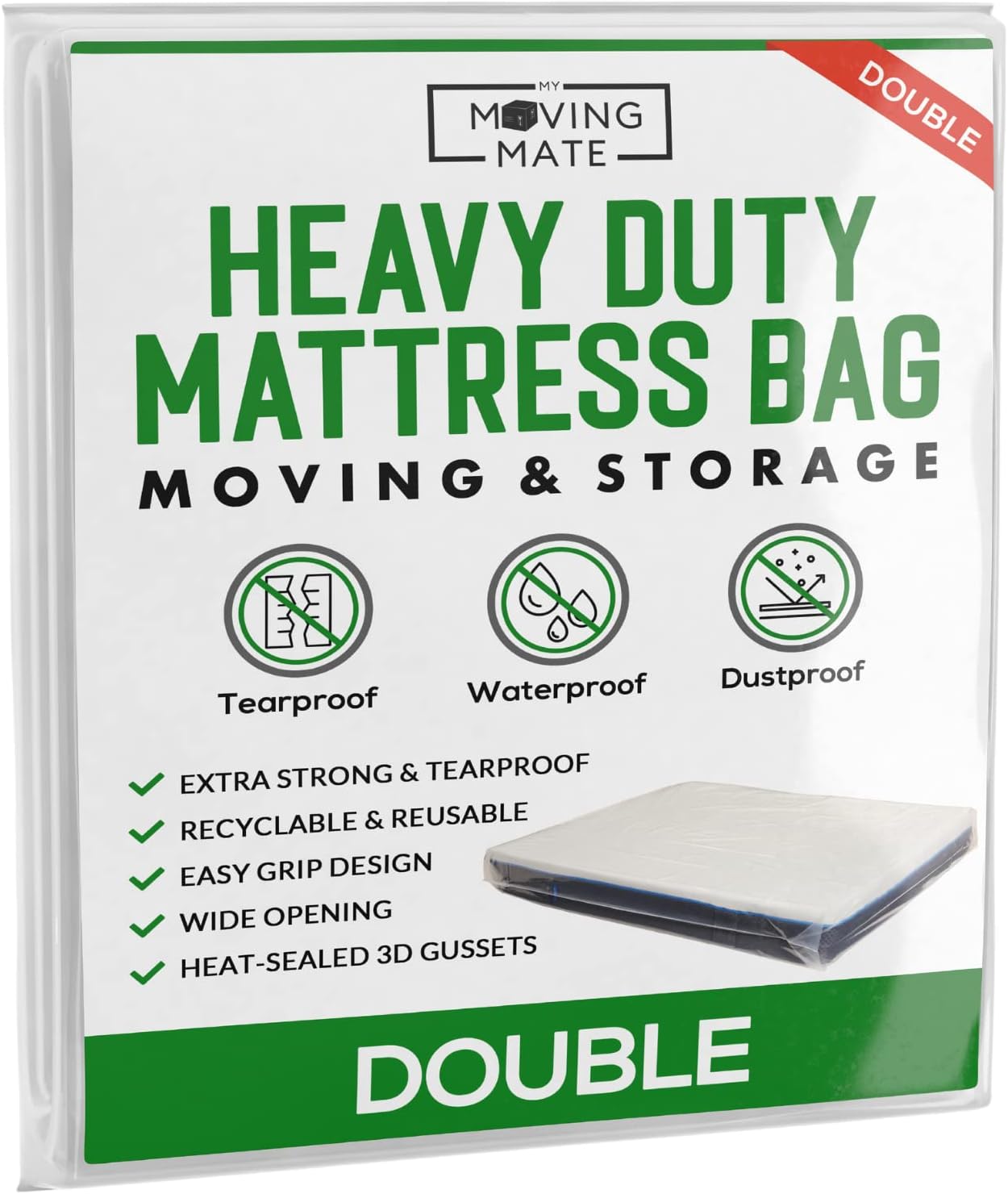 Amazon Basics Vacuum Compression Storage Bags with Hand Pump, 20 Count