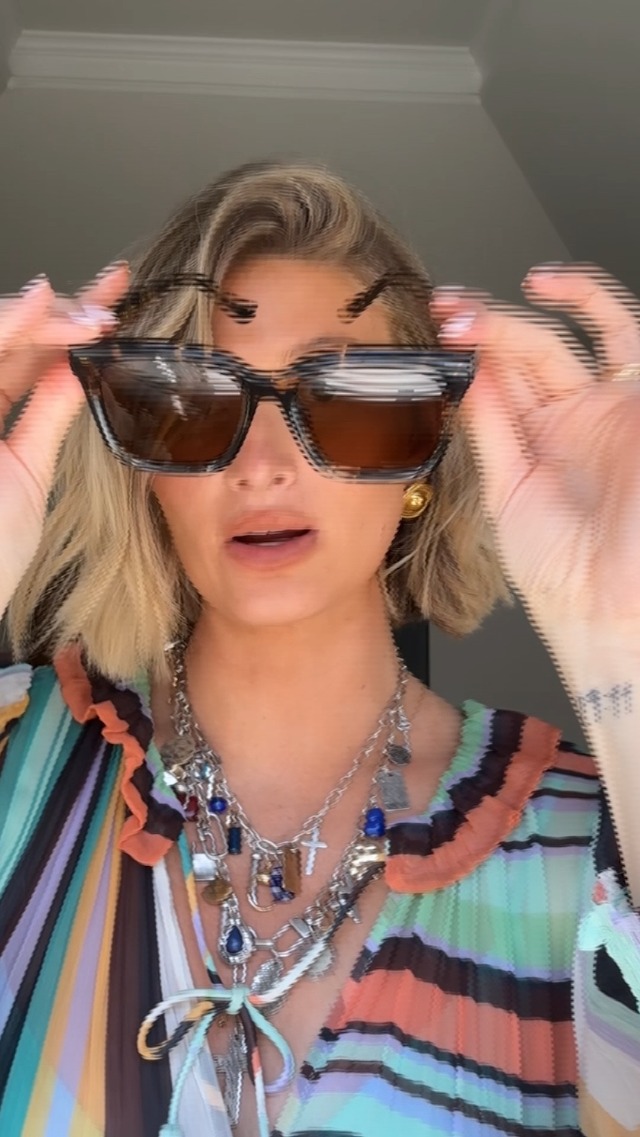 Amazon.com: DIFF Meredith Oversized Square Sunglasses for Women