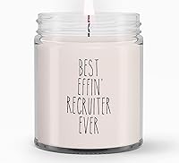 Vista 13 de Navidad, regalo de cumpleaños para terapeuta ocupacional Best Effin' terapeuta ocupacional nunca vela, velas de soja natural 9Oz Ak4237