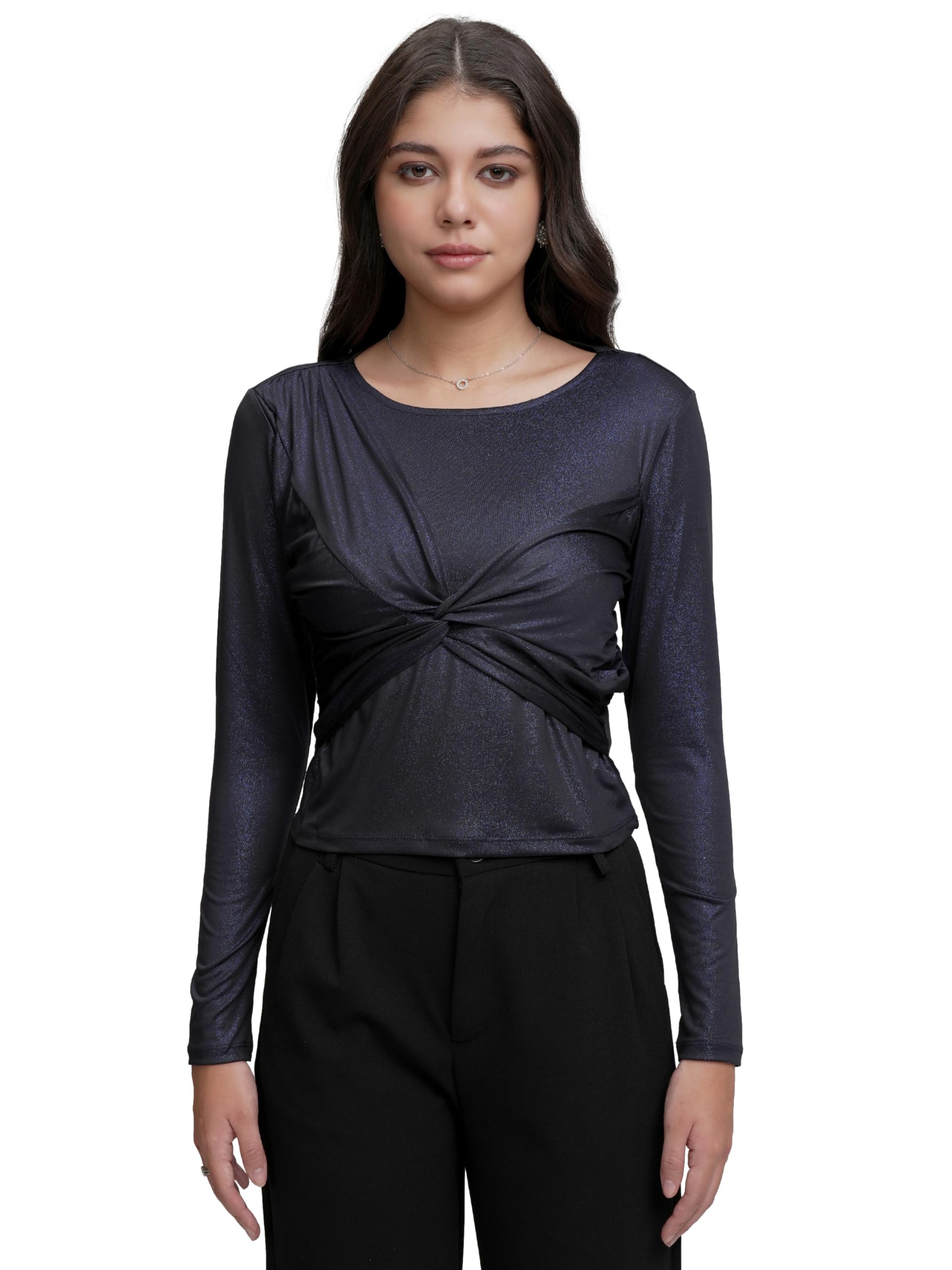 tokyo talkies Women's Solid Regular Fit Shirt-picture-36