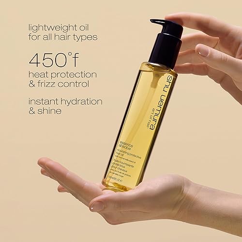 Miniatura 5 de shu uemura art of hair Essence Absolue Nourishing Protective Hair Oil - Lightweight Multi-Benefit, Hydrates, Adds Shine, and Reduces Frizz with Heat