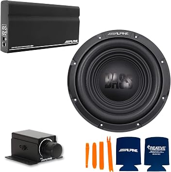 Alpine KTA-200M Amp W10S4 10 in Subwoofer Bundle