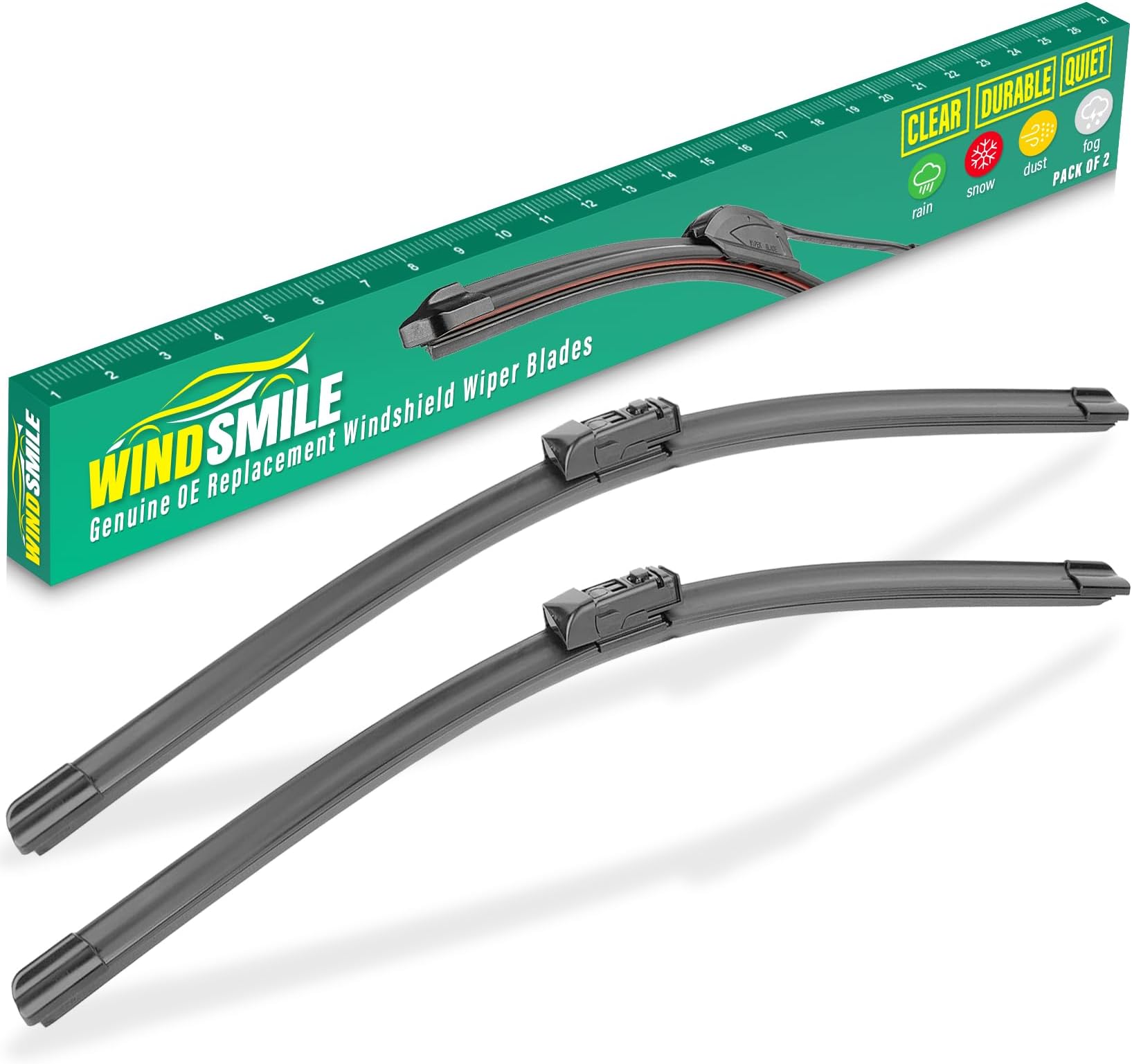 2Pack Wiper Blades for Mazda 6 2018-2021