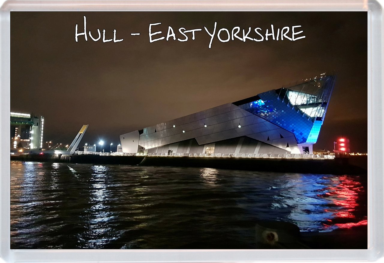 Baked Bean Store Multicolor Hull - East Yorkshire - Jumbo Fridge Magnet Id921