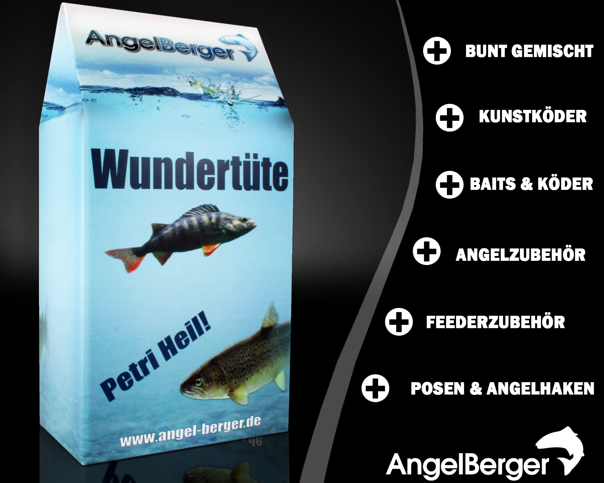 Angel-Berger Wundertüte Angelset Angelzubehör Kleinteile