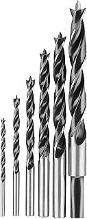 DEWALT Drill Bit Set, Brad Point, 6-Piece (DW1720) , Black