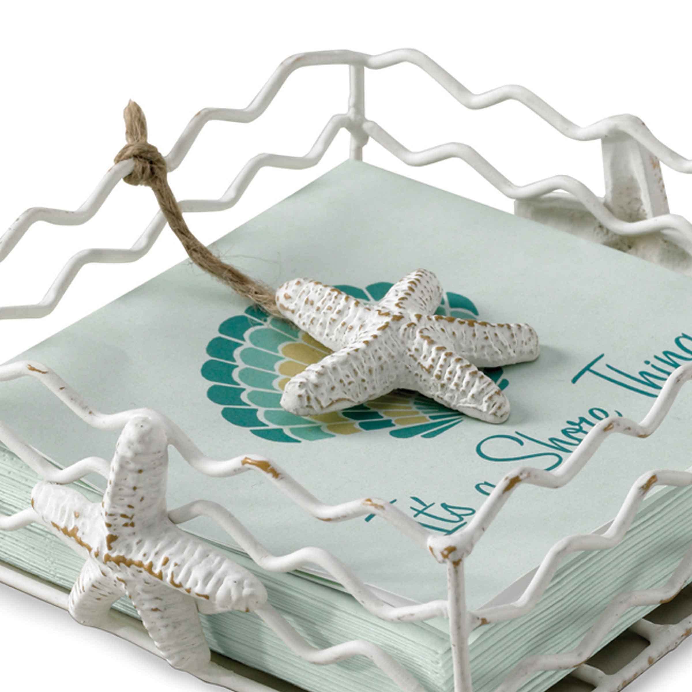 Starfish Beverage Napkin Holder