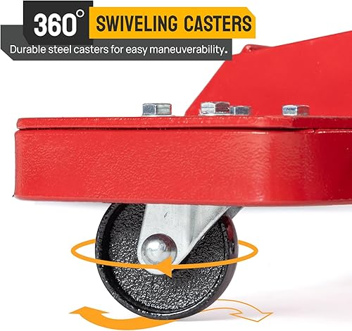 Miniatura 6 de TUFFIOM Servicio de transmisión hidráulicaelevación de gato de piso Capacidad de 12 tonelada (1,000 lb), carro de piso enrollable de perfil bajo,