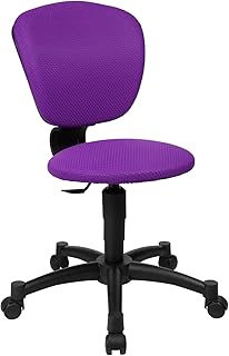 Topstar Sitness Quarter Ball Silla giratoria Infantil, Tela, Morado, 51 x 41 x 87 cm
