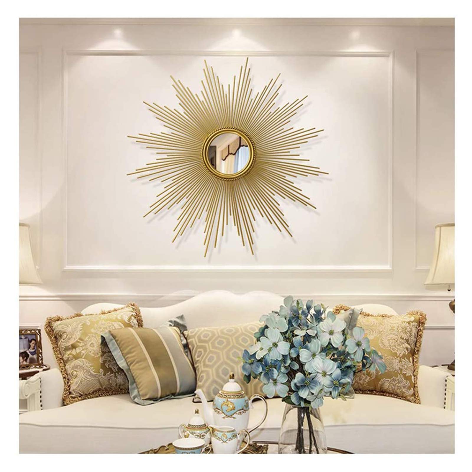 Grande Specchio Decorativo Rettangolare Da Parete, Specchio Da Parete Decorativo, Design Per Camera Da Letto 120x60cm