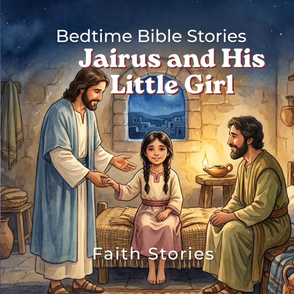 Jairus and His Little Girl: A Gentle Bedtime Story of Faith, Hope, and Jesus’ Healing Love (Bedtime Bible Stories for Kids)