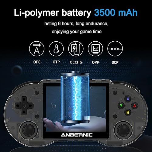 Miniatura 7 de RG351P Consola de juegos portátil RG351P consola de juegos retro consola de juegos portátil 3.5 pulgadas IPS pantalla doble 3D Rocker soporta