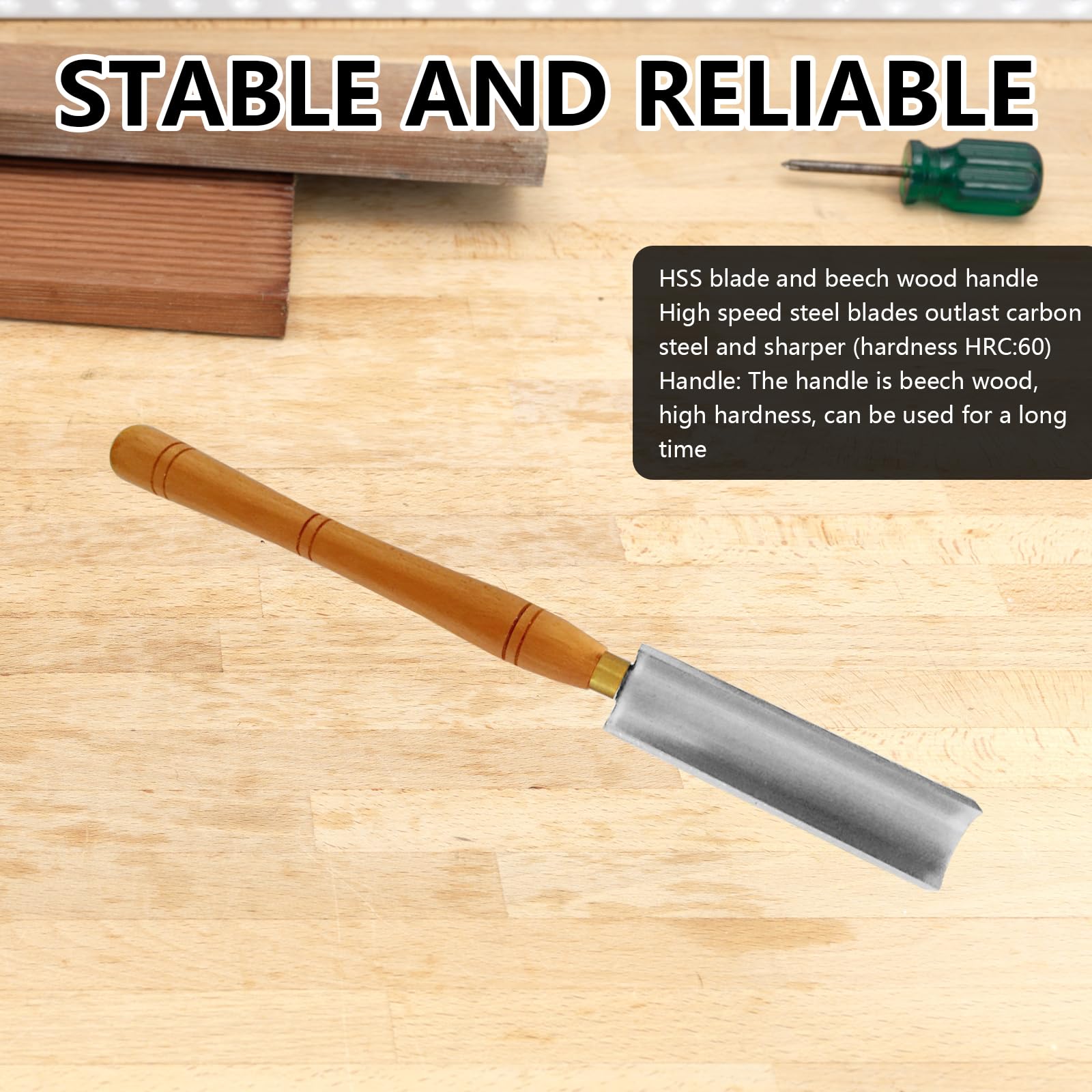 Ciseau à Bois, Ensemble D'outils De Tournage Gouge D'ébauche De 50mm Outils De Tournage Sur Bois Ciseau à Bois Outil De Tournage Couteau De Tournage Professionnel Accessoires Pour Tours à Bois