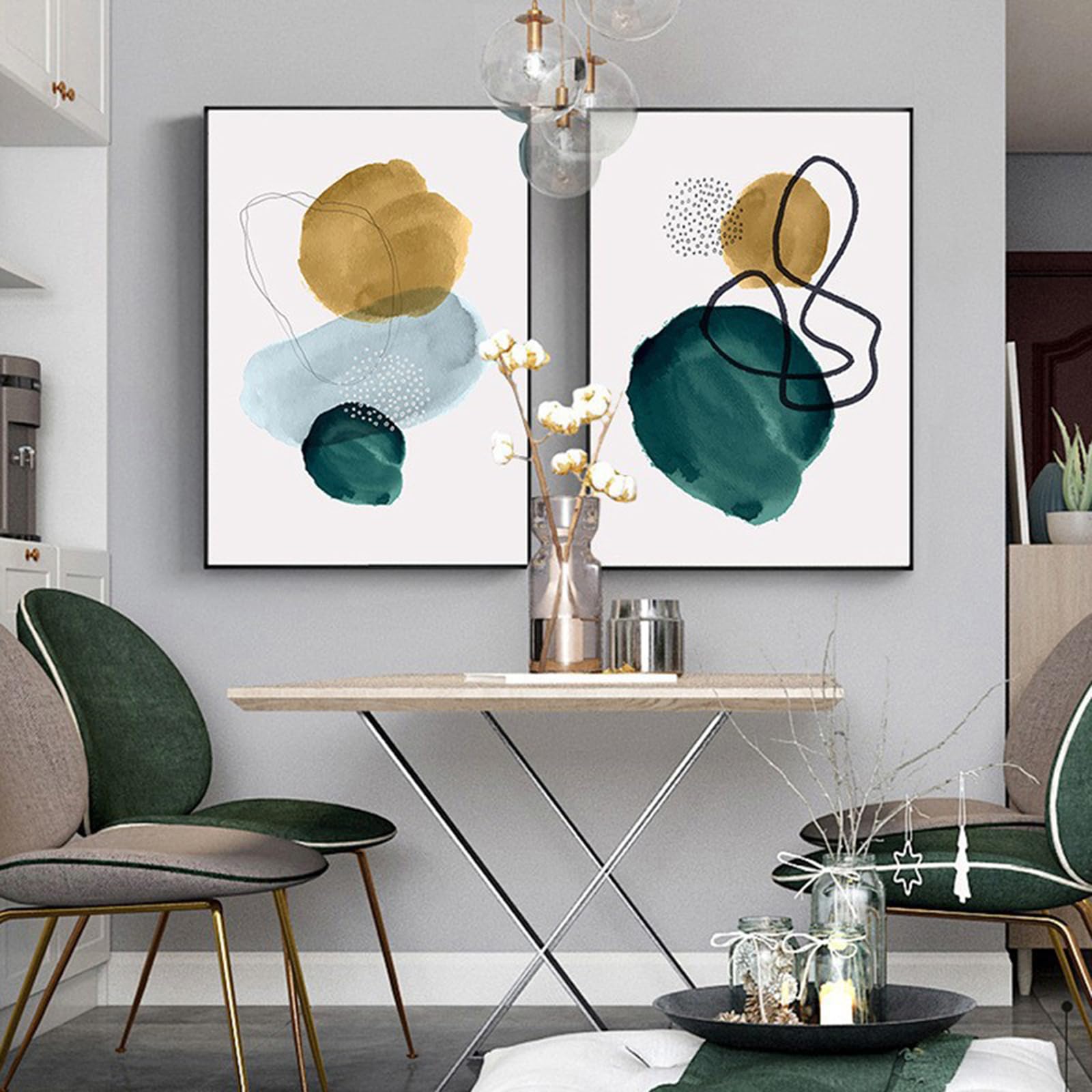 UGZDEA Abstract Canvas Posters Set of 3 - Image 2