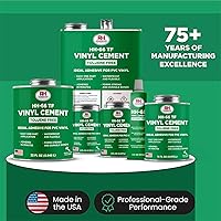 Vista 7 de HH-66 Cemento de vinilo sin tolueno, tubo de 1 oz. - Adhesivo de vinilo, pegamento cemento, pegamento de reparación, inflables, revestimiento