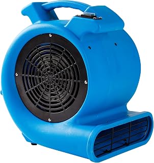 Mounto AM50 1/2 HP Air Mover: 2200 CFM Carpet Dryer Fan, Lightweight Floor Blower, 2-Speed for Fast Drying & Cooling