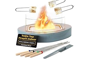 Smokeless Indoor Tabletop Fire Pits & Smores Kit