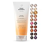 FOUR REASONS Color Mask - Apricot - (27 Colors) Toning Treatment, Color Depositing Conditioner, Tone & Enhance Color-Treated Hair - Semi Permanent Hair Dye, Vegan and Cruelty-Free, 6.76 fl oz
