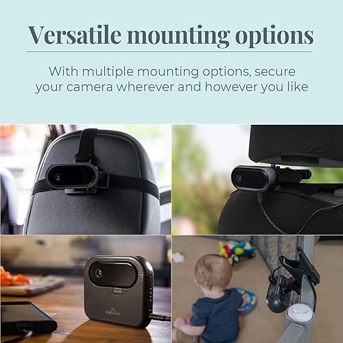 Miniatura 3 de Tiny Traveler Monitor de bebé de 5" con 2 cámaras y 1 cargador portátil negro