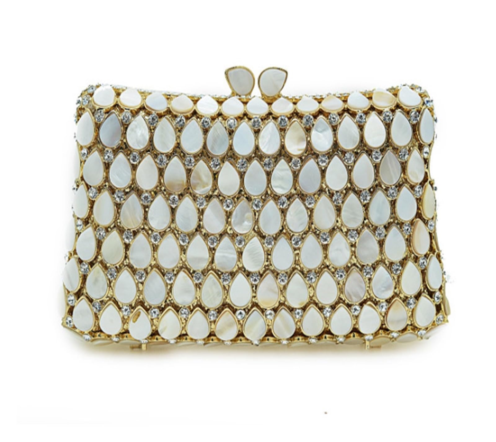 Borse a mano da donna, pochette con pietre, borsette Minaudiere, borse da sera con strass, borse da festa e pochette in cristallo