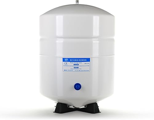 Hydronix RO-152-W14 Tanque de agua de ósmosis inversa de 6 galones (5.5 de desplegado) - Blanco, puerto de 14"