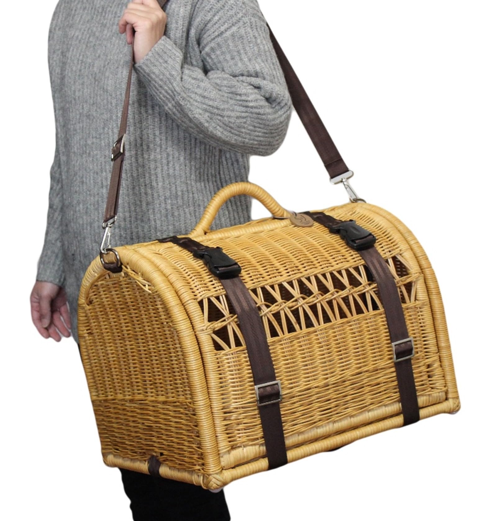【可愛い】ラタン キャリーベッド 2WAY キャラメル シンシアジャパン Amazon.co.jp: シンシアジャパン ラタンキャリーベッド2WAY