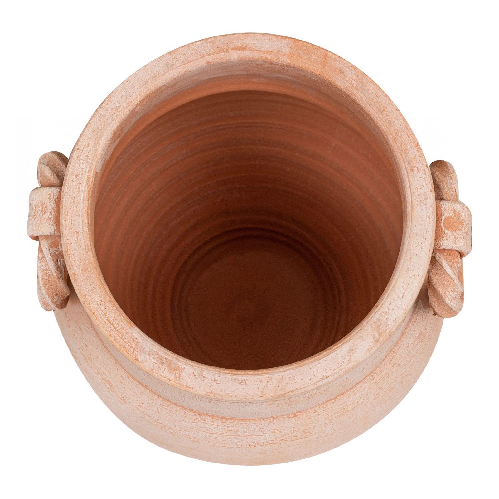 Biscottini Porta ombrelli per esterno e interno 34x48 cm | Vasi terracotta portaombrello Made in Italy | Portaombrelli da esterno lavorati a mano