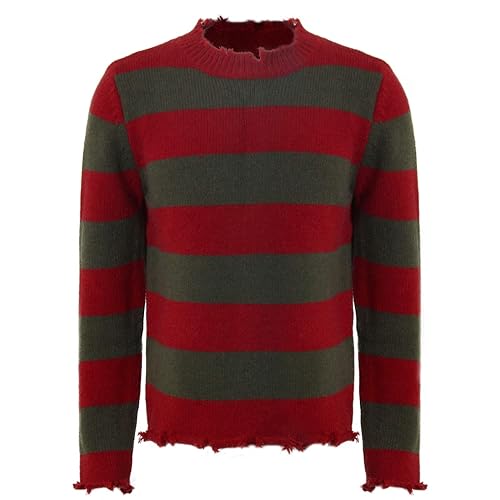 Men's Freddy Sweater Striped Deluxe Jumper Sweater Knitted Nightmare On