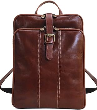 leather knapsack bag