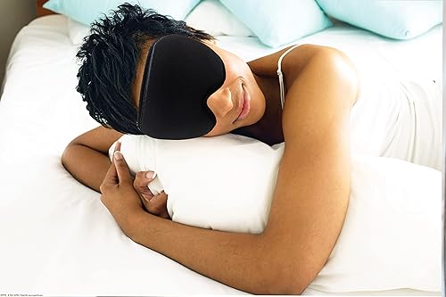 Miniatura 8 de Antifaz para dormir de lado – Máscara de ojos 100% opaca para dormir, máscara de dormir 3D para mujeres, máscara de dormir para extensiones de