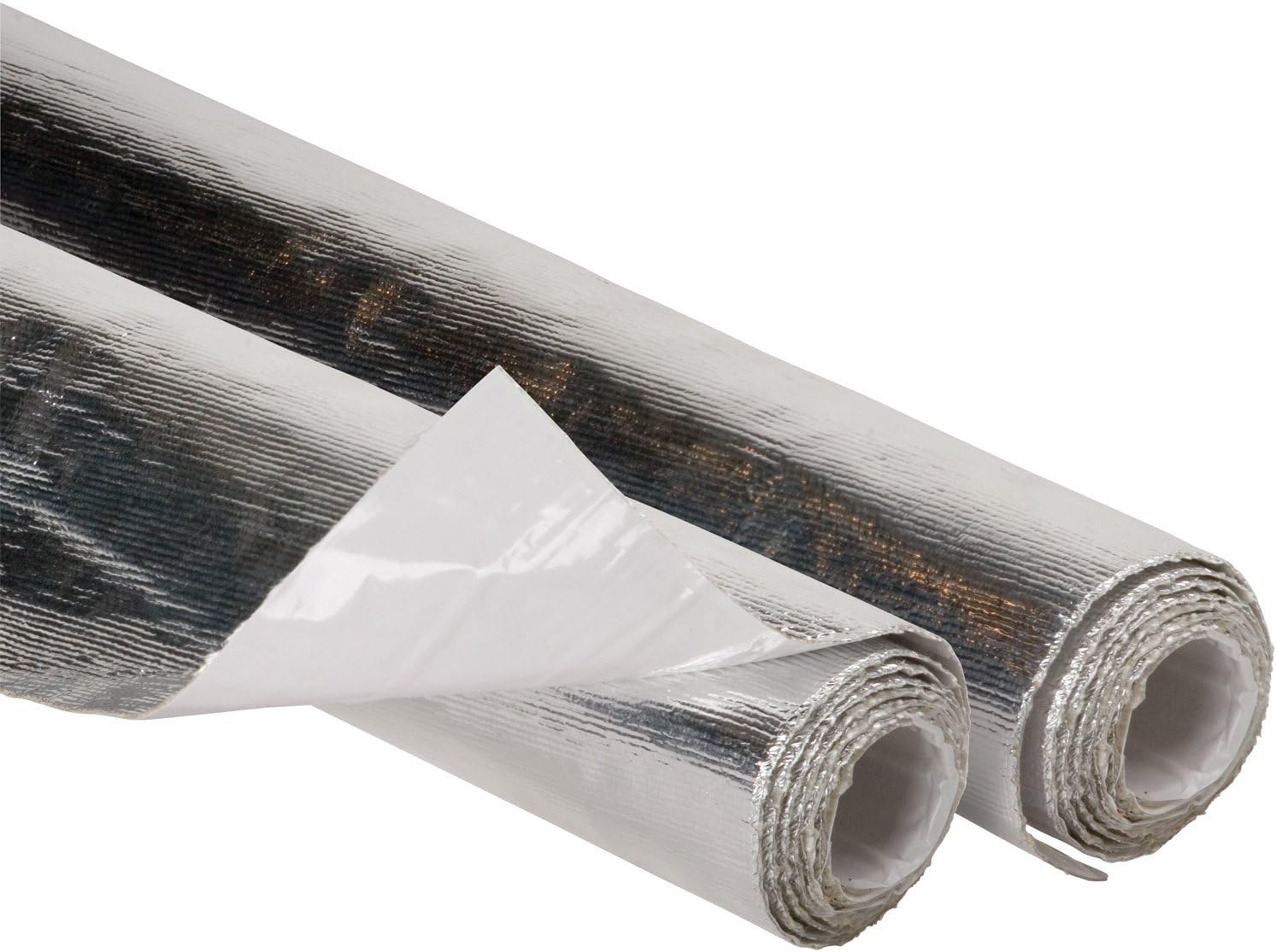 Heatshield Products 721202 0.030" Thick x 24" x 24" HP Heatshield Mat (With Adhesive), Silver/Aluminum