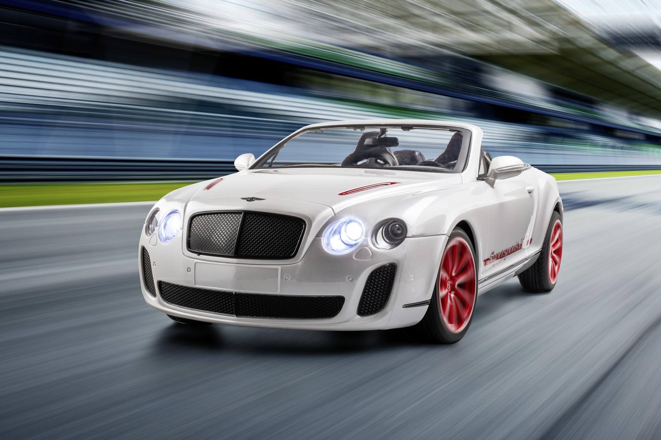 Carson 500404305 1:14 Bentley Continental Supersports ISR 2.4G 100% RTR - Coche teledirigido, Iluminación LED, Coche RC, Vehículo RC, Coche RC 1:14, Juguete teledirigido