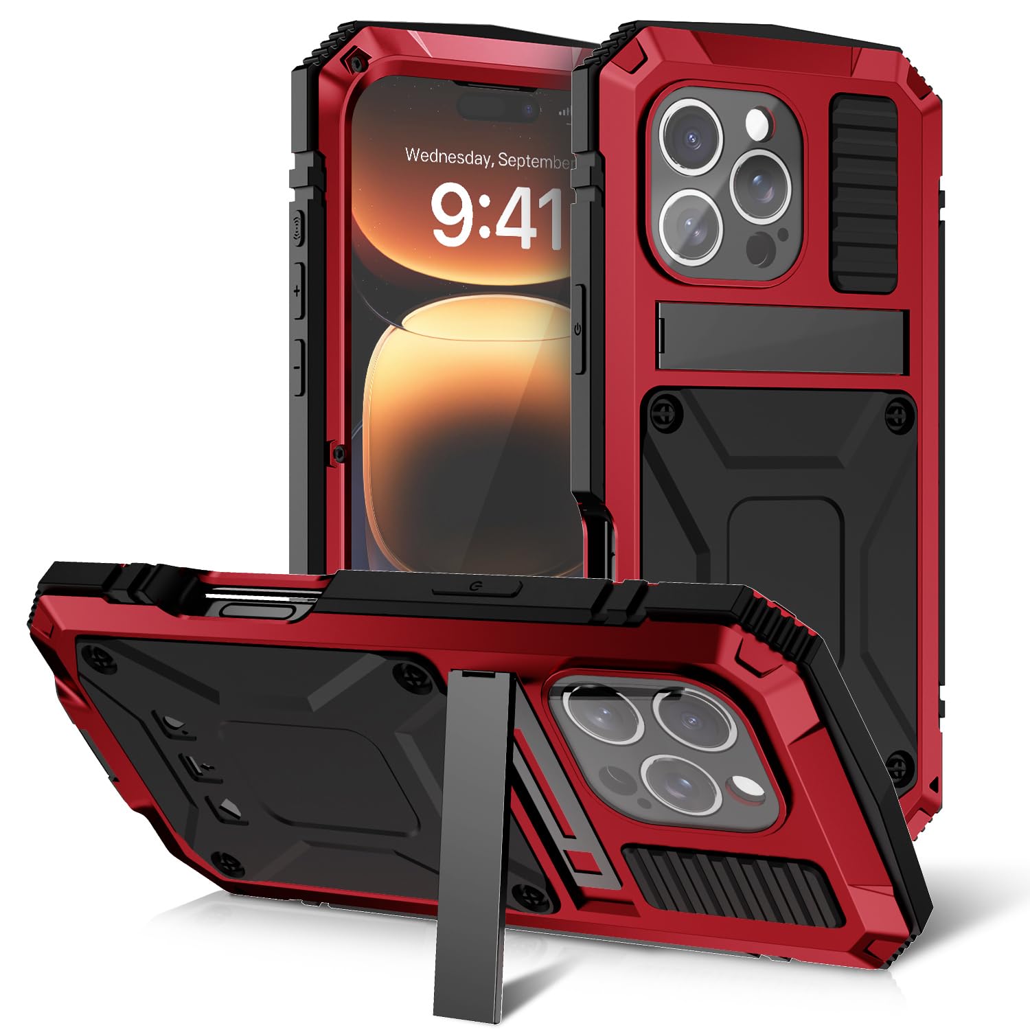 RUEBCOAK Metal Case for iPhone 16 Pro Max