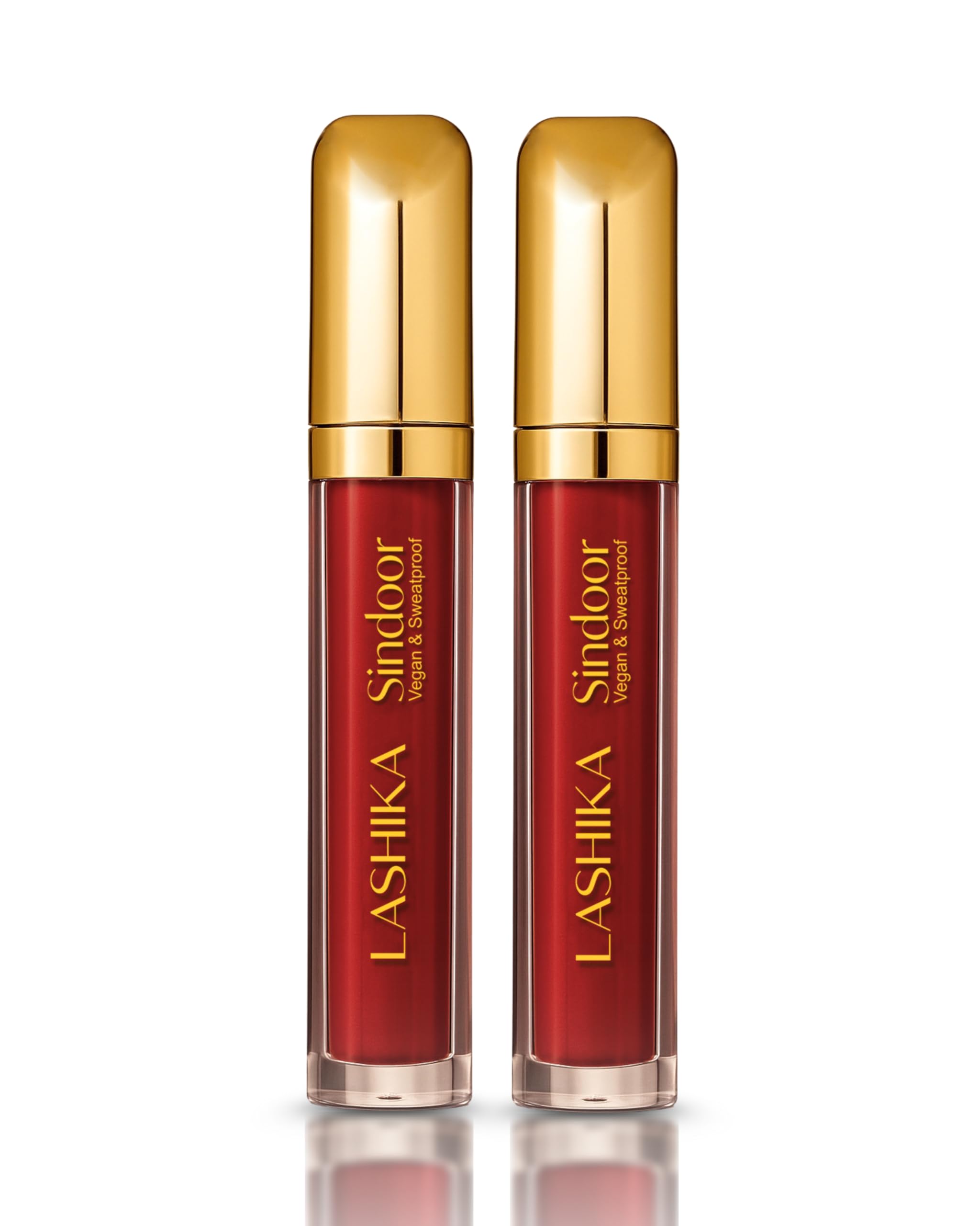 Lashika Sindoor Liquid Maroon | Vegan Smudge-Proof, Waterproof, Sweat-Proof | Long Lasting | Lead-Free, Paraben-Free | Pack of 2, 7ml each | Maroon-image-14