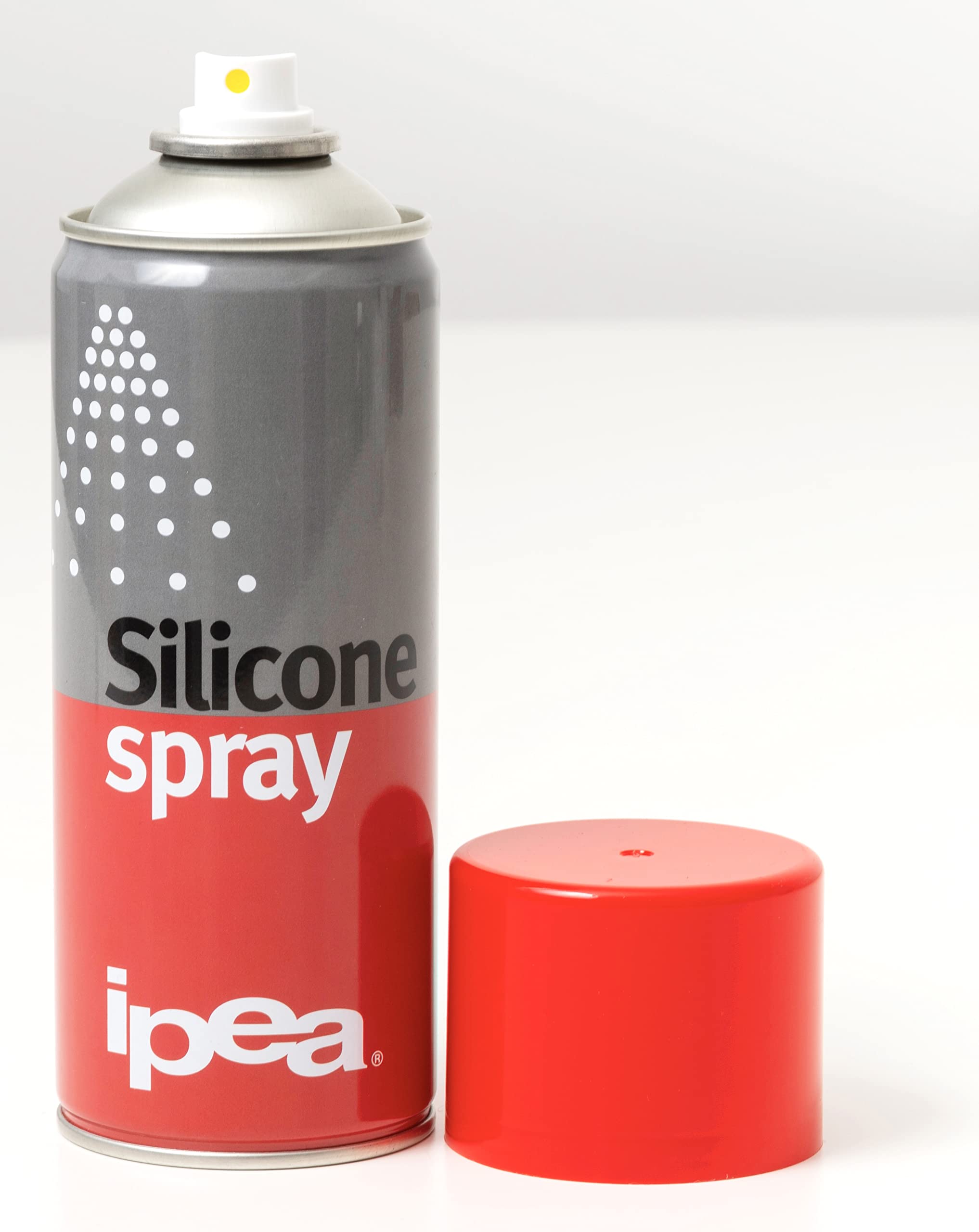 IPEA 2x Spray al Silicone Lubrificante, Protettivo, Antiadesivo 400 ml [800ml totali] - Bomboletta Spray Multiuso Incolore per Metallo, Gomma, Plastica, Legno, Tessuti - Per Elettrodomestici