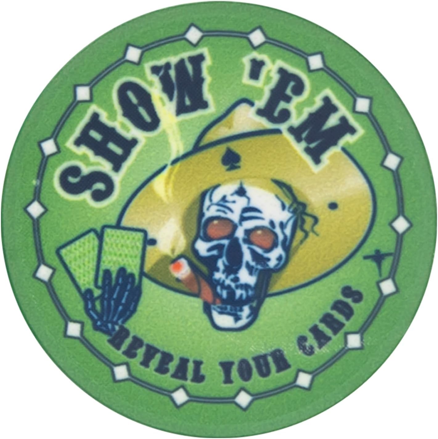 Show'em Chip Set of 10 Texas Holdem Poker Tournament Chips
