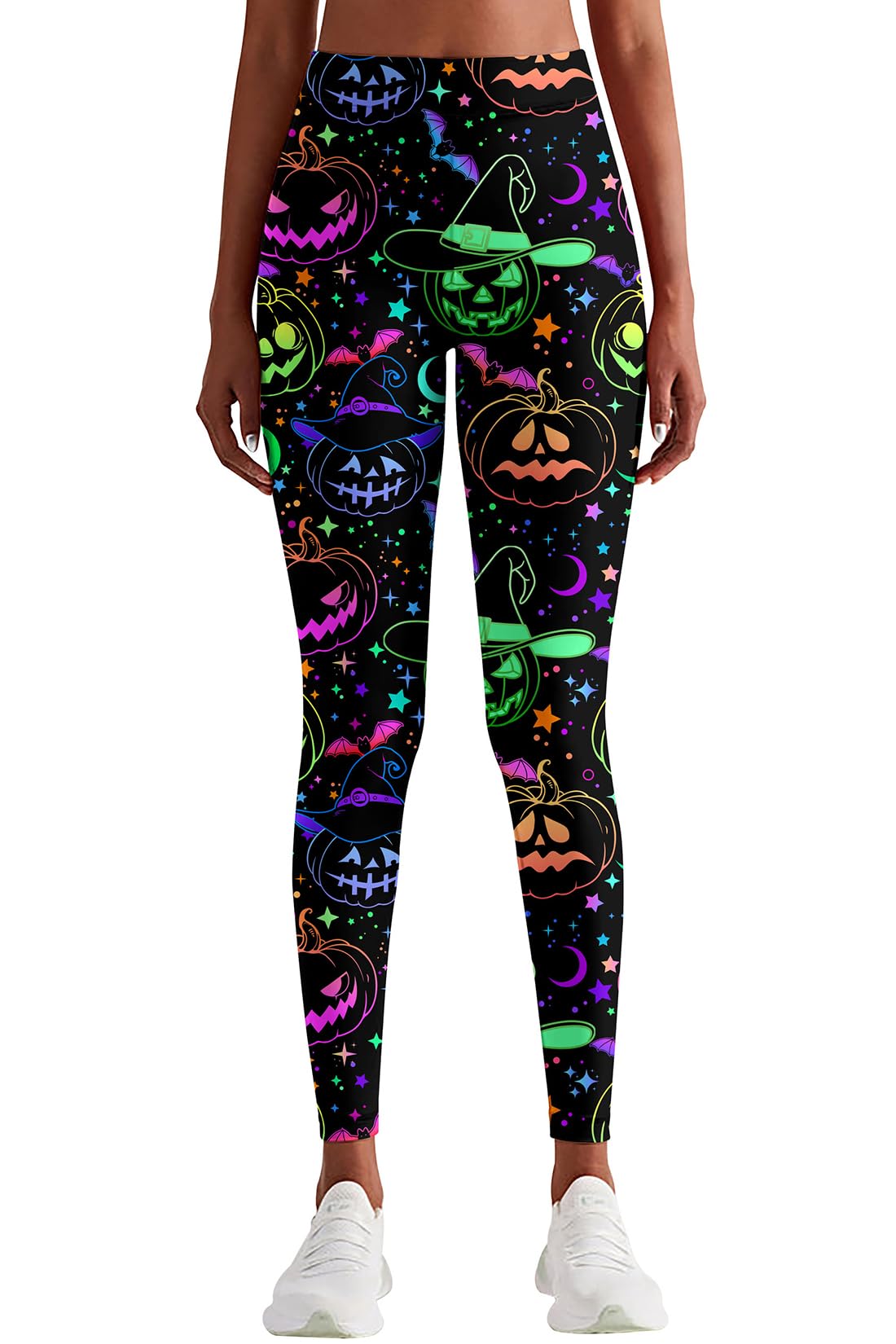 Rave on Friday Damen Leggings Weihnachten Druck Sport Lang Elegant Yoga Pants Blickdicht High Waist Frauen Laufhose Fitnesshose Trainingshose Sportleggins Streetwear S-XL