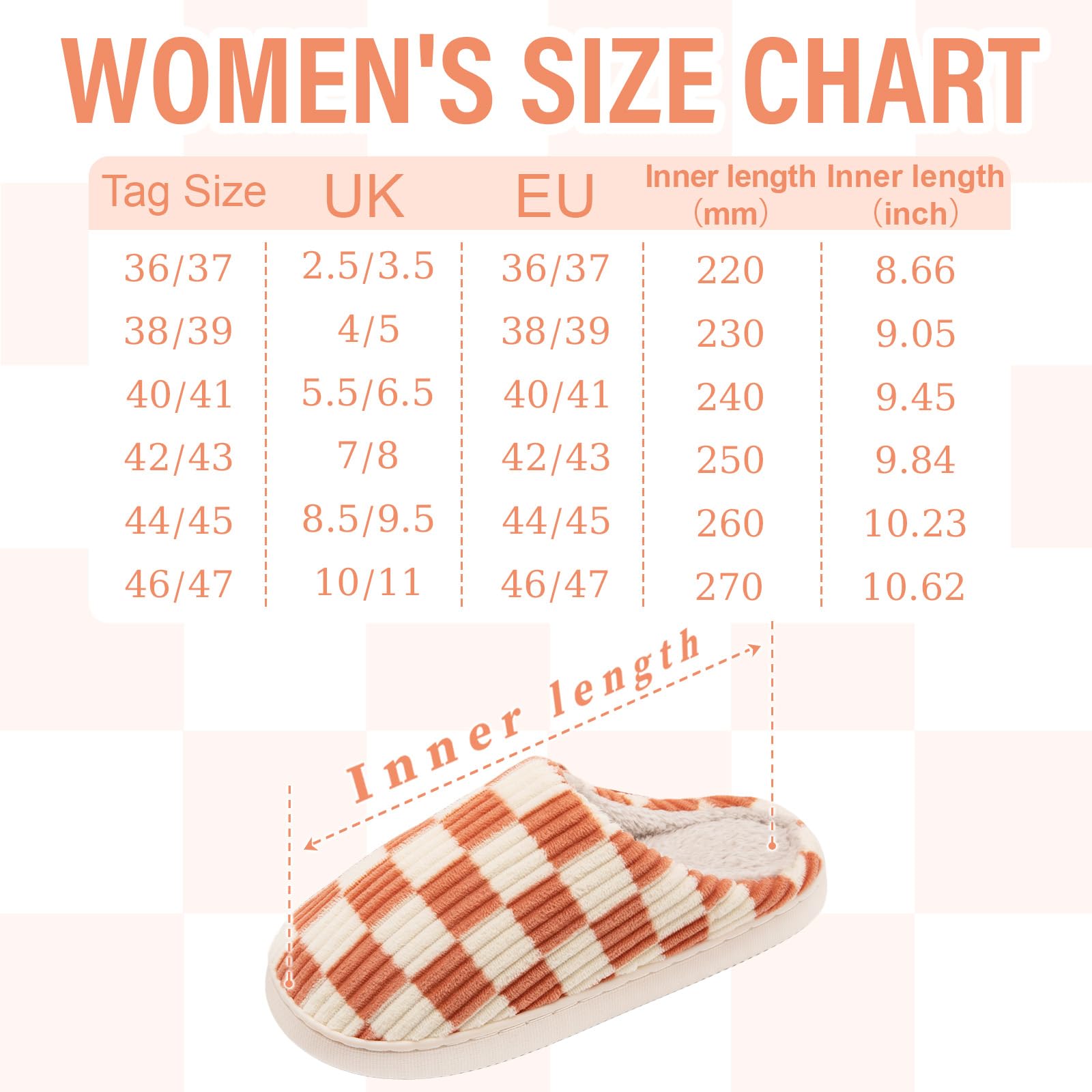 Guyarns Pantofole Donna Uomo Invernali, Ciabatte Donna Invernali quadri in Memory Foam con Suola Antiscivolo Camera da letto Interno Esterno