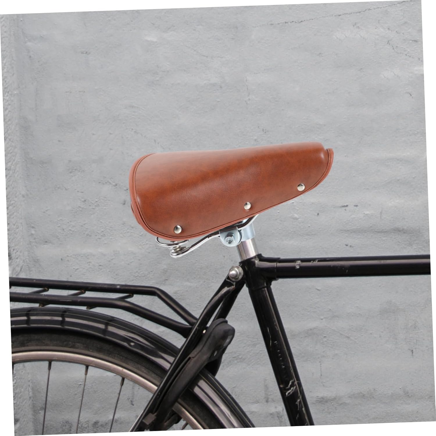 KICHOUSE Printed Retro Saddle High Elasticity Seat for Mountain Biking Easy Install Bike Seat