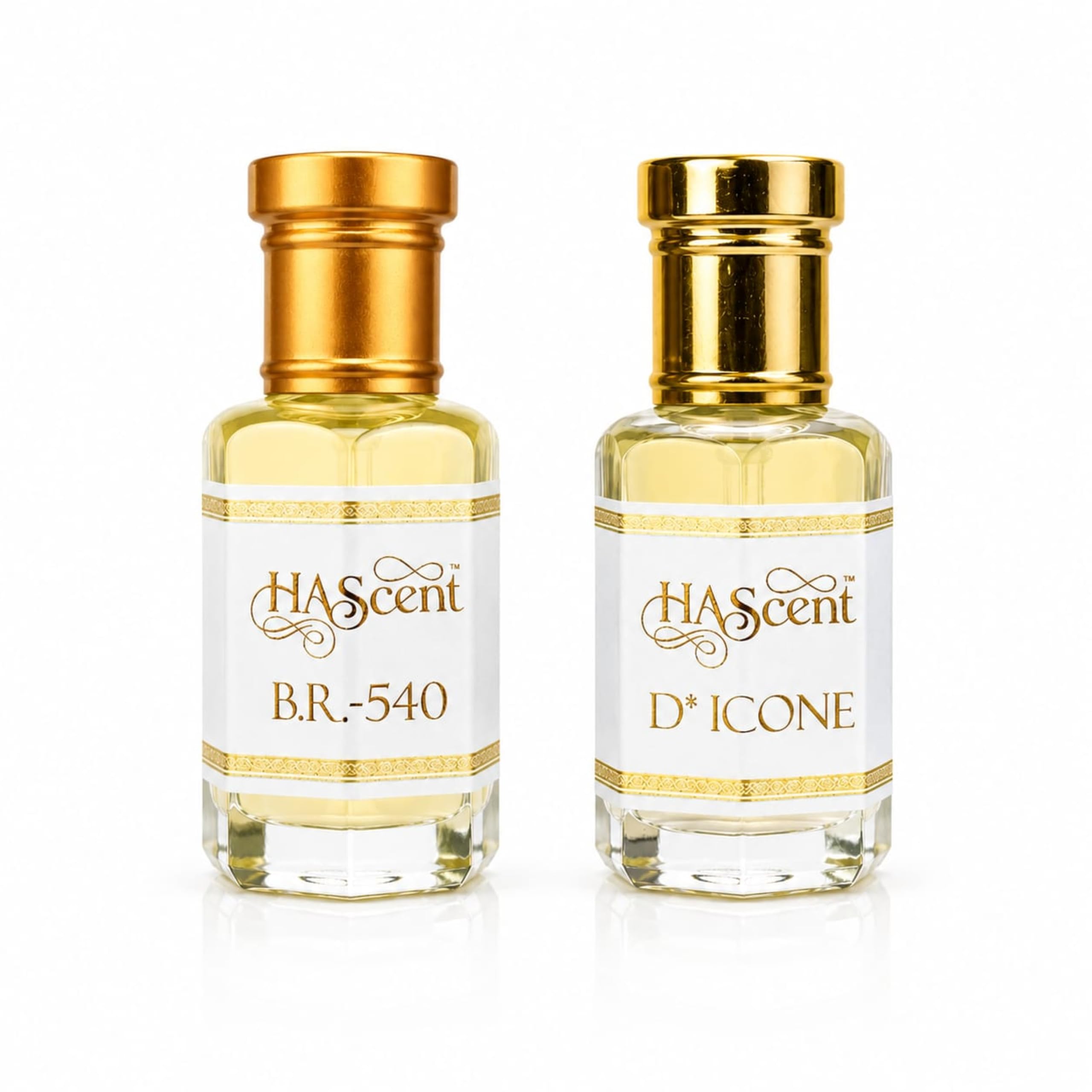 B.R.-540 and D* ICONE Inspired Perfume Oil Combo pack of 2 (6ml) | 100% Alcohol free, Long-Lasting Scent, Unisex Fragrance,-image-0