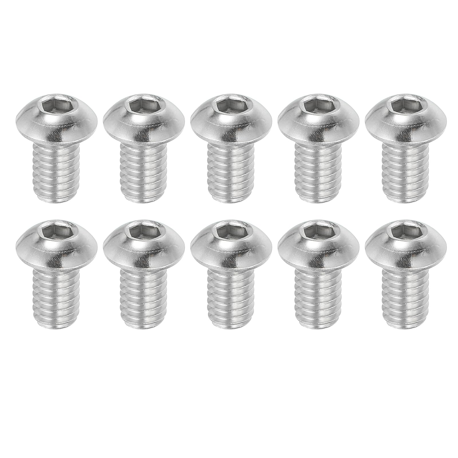 PATIKIL 3/8-16x5/8" Button Head Socket Cap Screws
