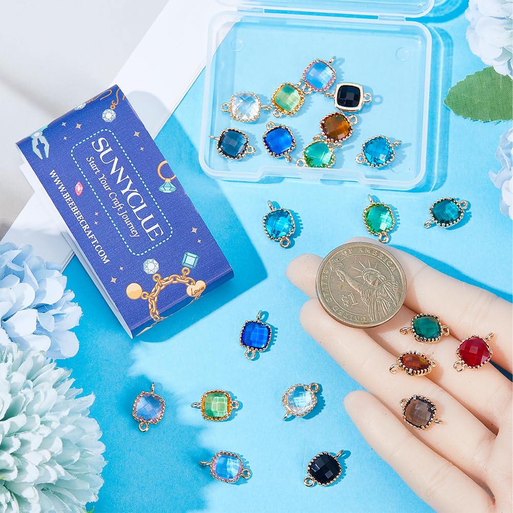 24 Connecteurs De Bijoux En Laiton - 12 Styles Différents (Arc, Larme, Parapluie) Pour Création DIY - 3