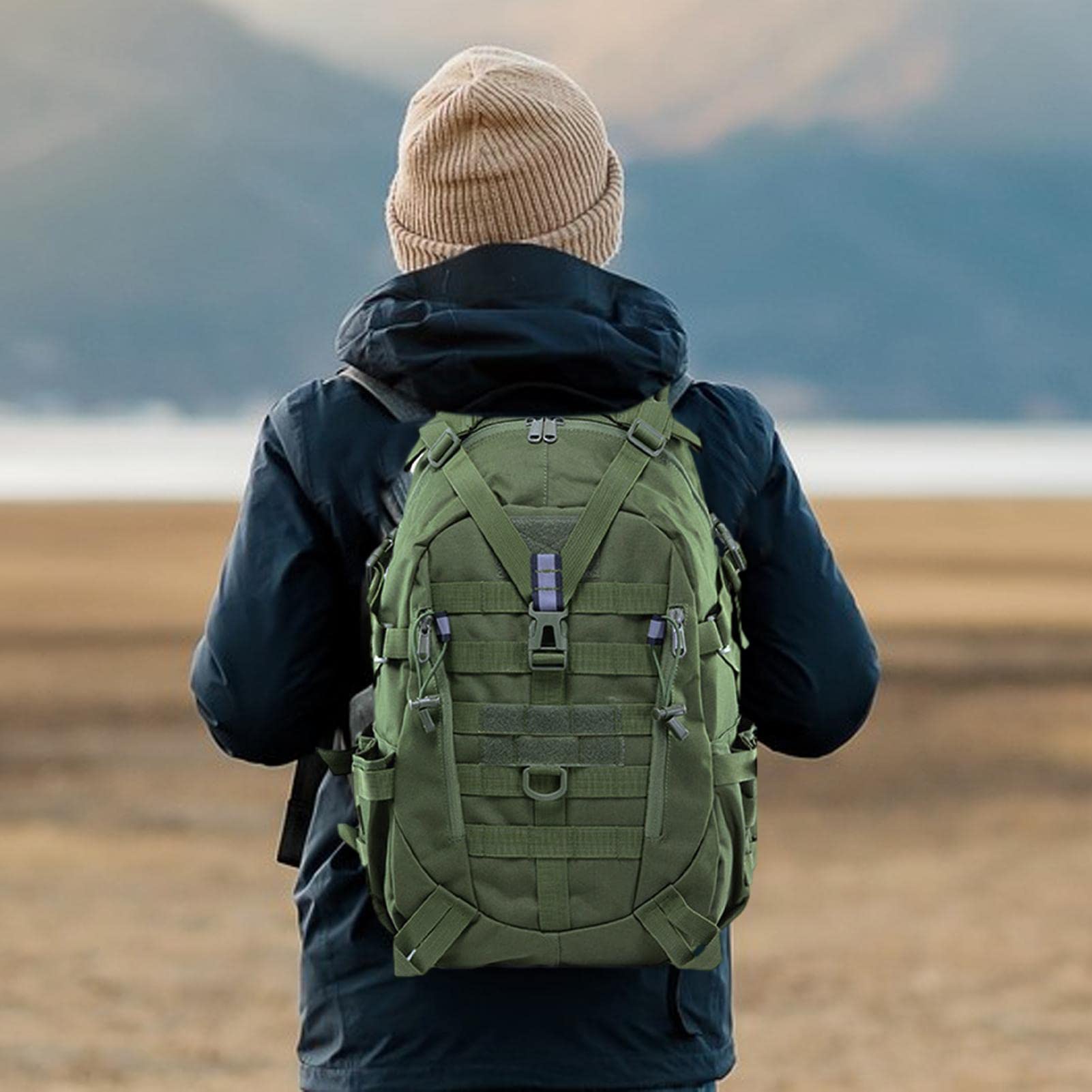 Amazon.co.jp: ラッキング バックパック, 35L ラージ アサルト パック