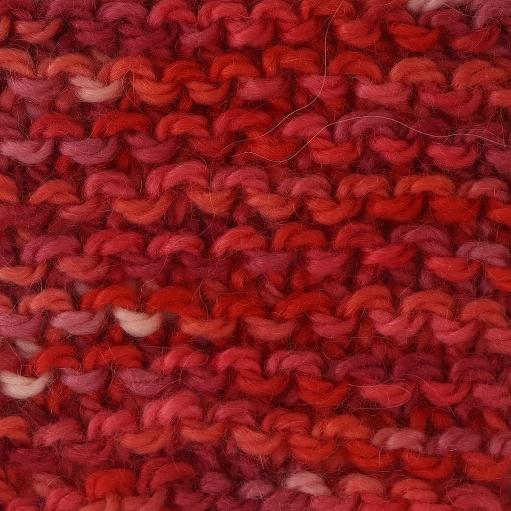 100% Baby Alpaca Yarn Wool 100g Hank Bulky Weight Hand Dyed Made in Peru - Heavenly Soft and Perfect for Knitting and Crocheting (English Rose, Bulky Hand Dyed - 100g Hank)