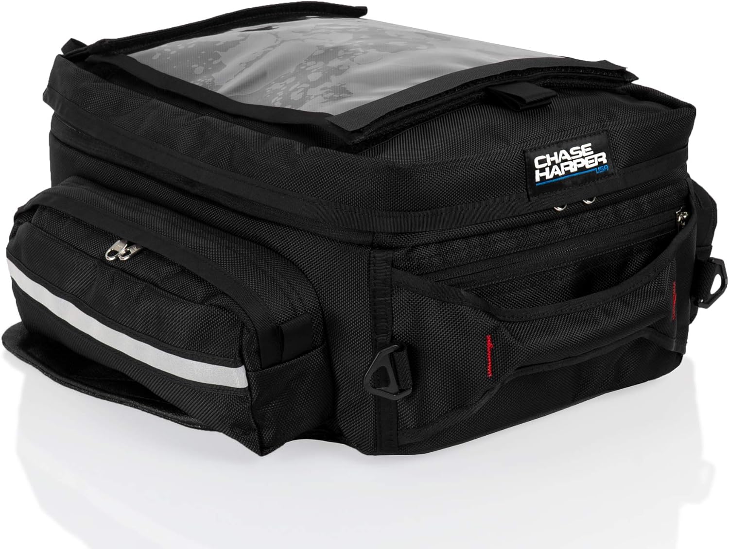 Chase Harper USA 1560 Magnetic Mount Tank Bag - Water-Resistant, Tear-Resistant, Industrial Grade Ballistic Nylon with Anti-Scratch Rubberized Bottom, Magnetic Mounting