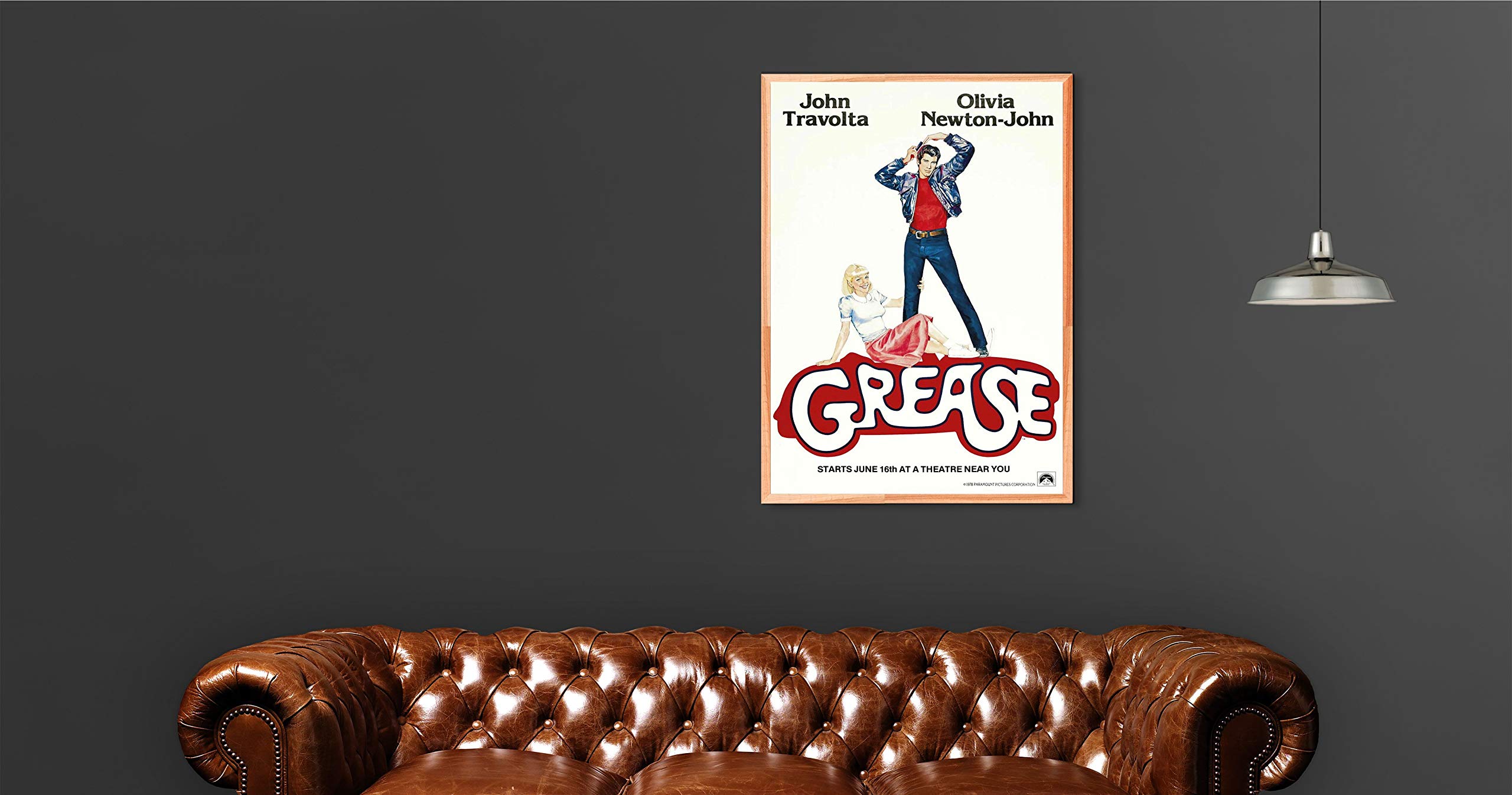 Grease par Mid-century Theatre Affiche – Fine Art GmbH